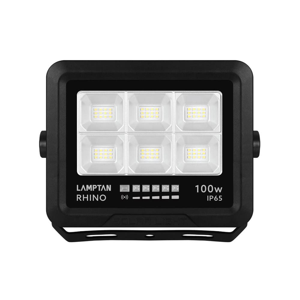 สปอตไลท์ SOLAR LAMPTAN RHINO 100 วัตต์ DAYLIGHT สีดำ