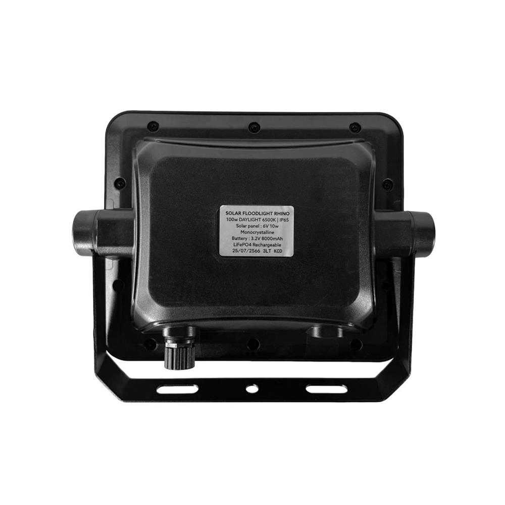 สปอตไลท์ SOLAR LAMPTAN RHINO 100 วัตต์ DAYLIGHT สีดำ