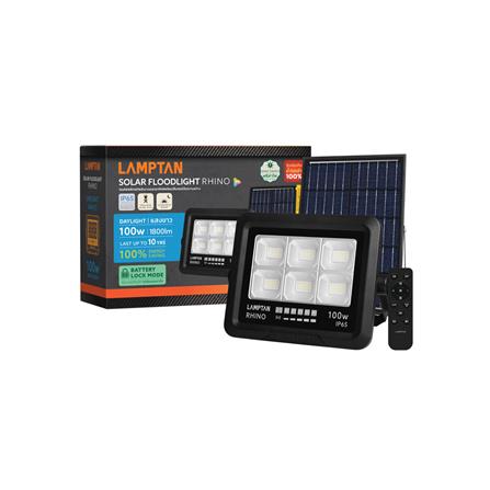 สปอตไลท์ SOLAR LAMPTAN RHINO 100 วัตต์ DAYLIGHT สีดำ_7