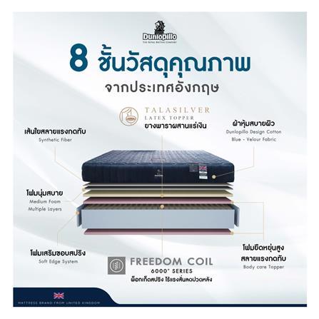 ที่นอน 3.5 ฟุต DUNLOPILLO ELEGANCE พร้อมชุดเครื่องนอน 7 ชิ้น_4