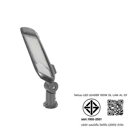 ไฟถนน LED LAMPTAN LEADER 100 วัตต์ DAYLIGHT สีเทา_9