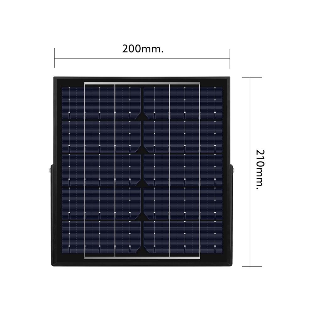 สปอตไลท์ SOLAR LAMPTAN RHINO 50 วัตต์ DAYLIGHT สีดำ