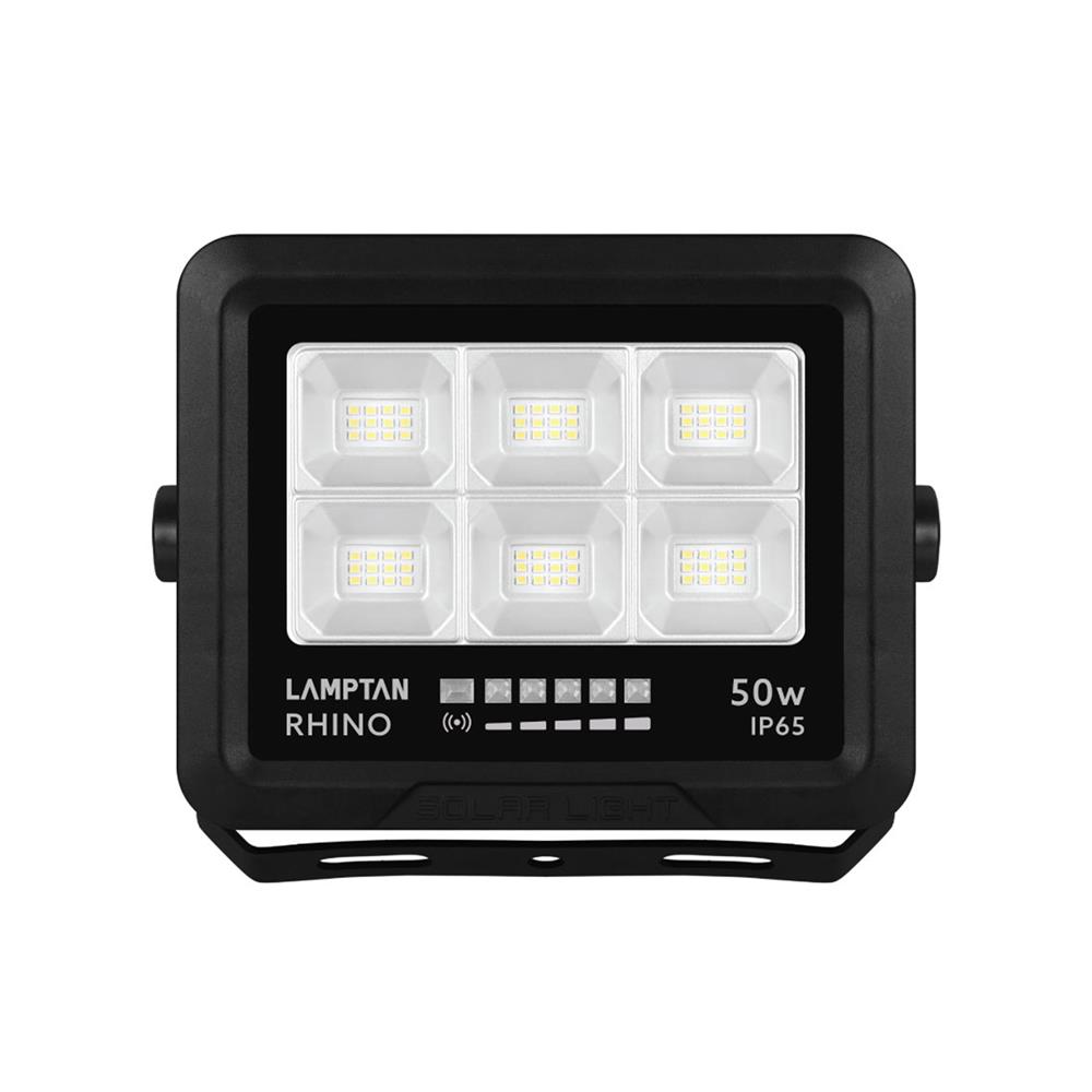 สปอตไลท์ SOLAR LAMPTAN RHINO 50 วัตต์ DAYLIGHT สีดำ