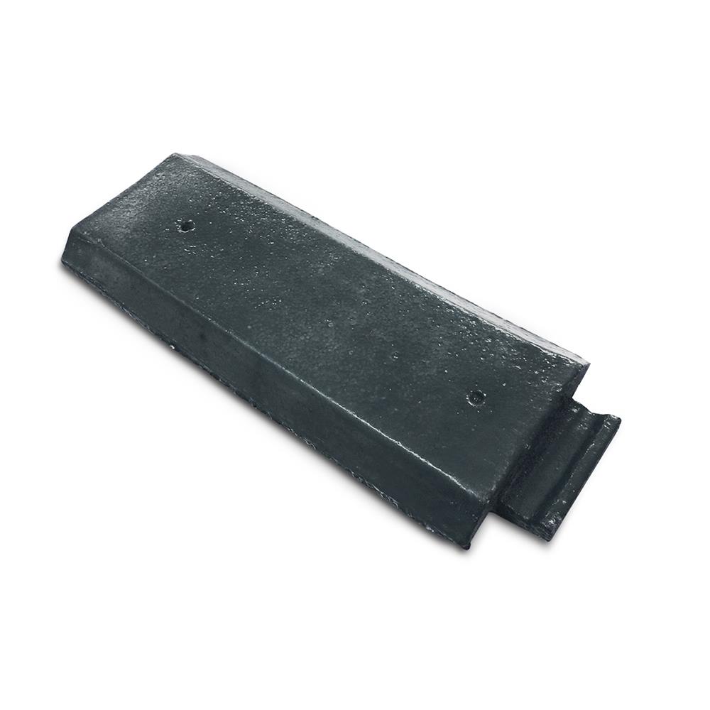 ครอบข้างชนผนัง อดามัสแบบเรียบ ตราเพชร 14x35.5 ซม. สีเทาแปซิฟิก