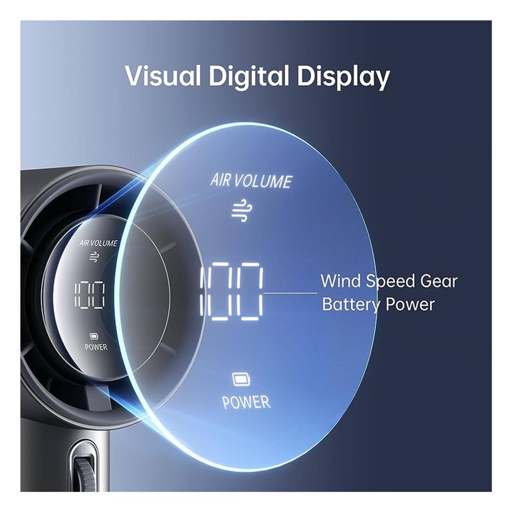 พัดลมพกพา JISULIFE FA53P สีเทา