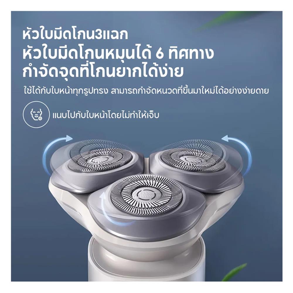 เครื่องโกนหนวด XIAOMI BHR7465GL สีกรม