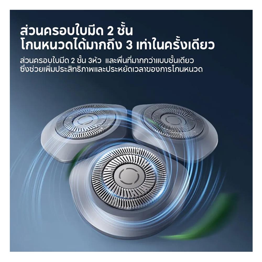 เครื่องโกนหนวด XIAOMI BHR7465GL สีกรม