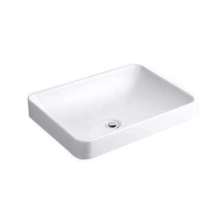อ่างล้างหน้าวางบนเคาน์เตอร์ KOHLER K-5373T-0 สีขาว_0