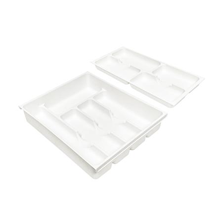 ถาดใส่อุปกรณ์ในครัว 9 ช่อง มีชั้นเสริม KECH TIDY สีขาว_3