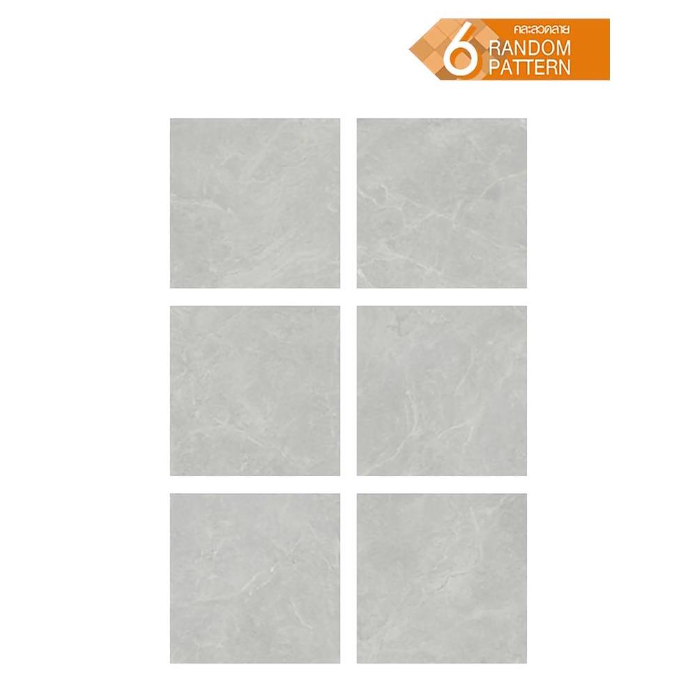 กระเบื้องพื้น 16x16 นิ้ว COTTO ทาร์นี่ เทา EXC PM 0.96 ตร.ม.