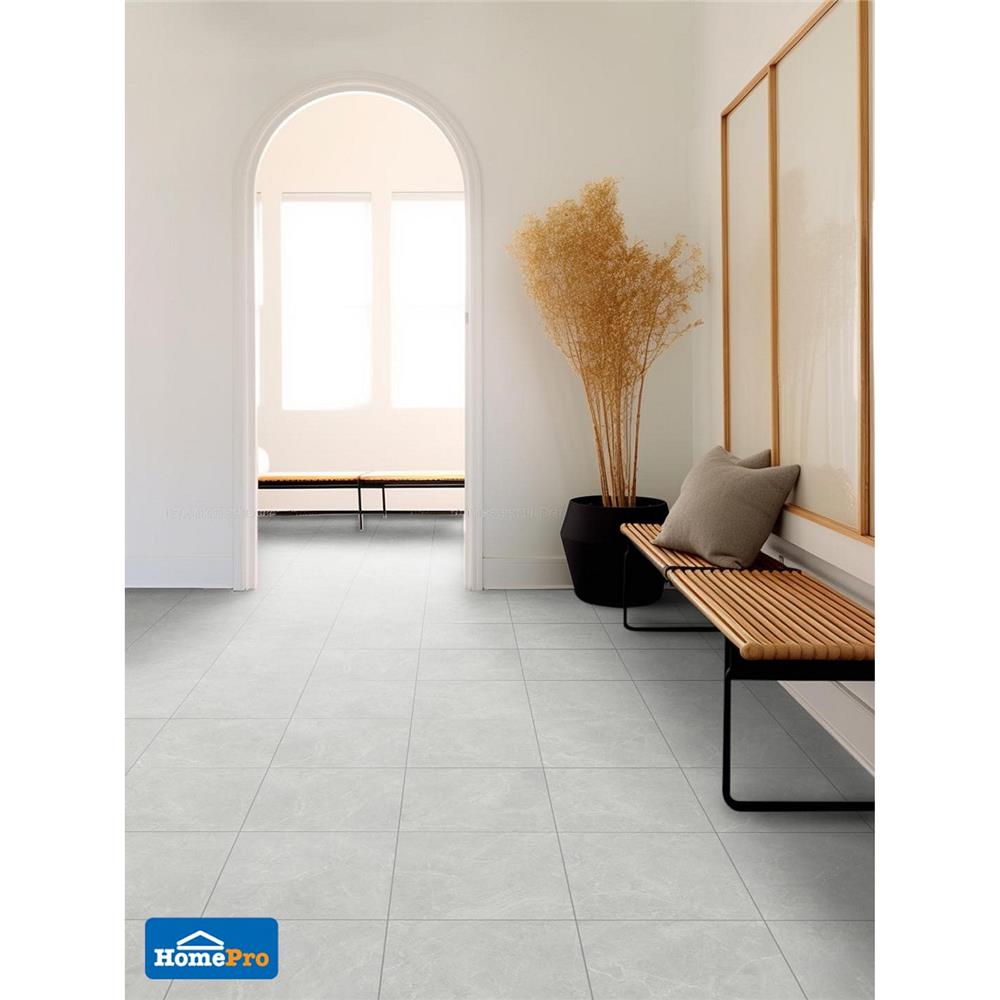 กระเบื้องพื้น 16x16 นิ้ว COTTO ทาร์นี่ เทา EXC PM 0.96 ตร.ม.