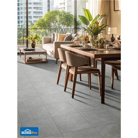 กระเบื้องพื้น 16x16 นิ้ว COTTO ทาร์นี่ เทา EXC PM 0.96 ตร.ม._5