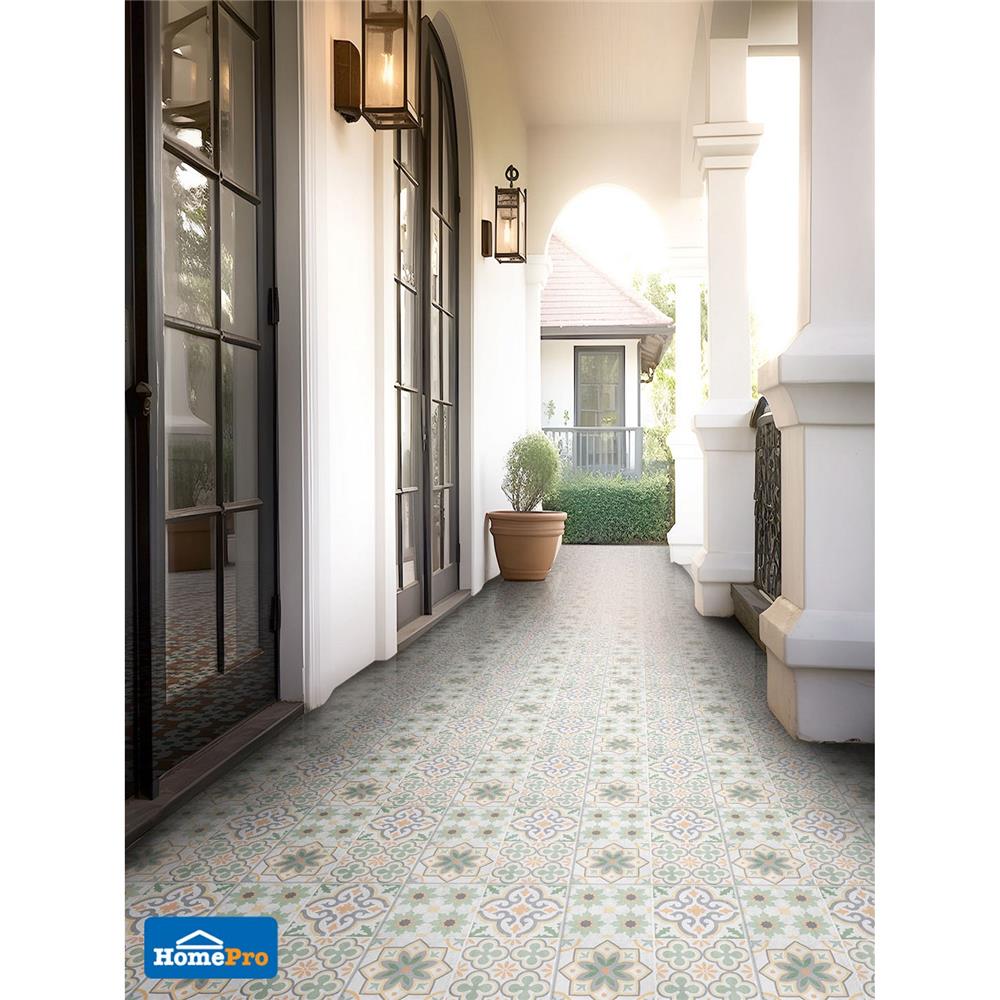 กระเบื้องพื้น 16x16 นิ้ว TARA เลห์ตัน เขียว PM 0.96 ตร.ม.