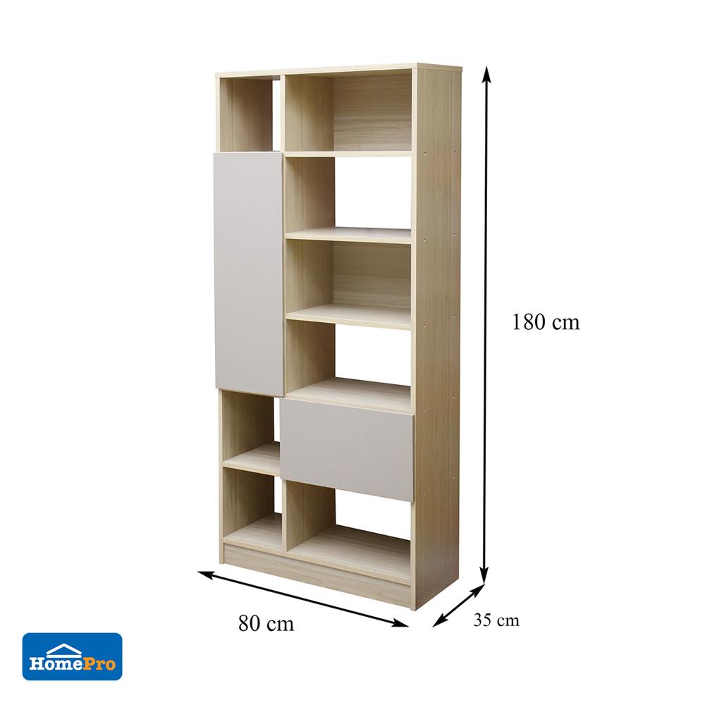 ชั้นวางของ FURDINI PROGRET PSP-9367 80 ซม. สีโอ๊ค