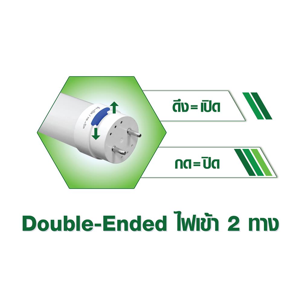 หลอด LED RACER T8 SAFE PLUS DE 24.5 วัตต์ DAYLIGHT G13