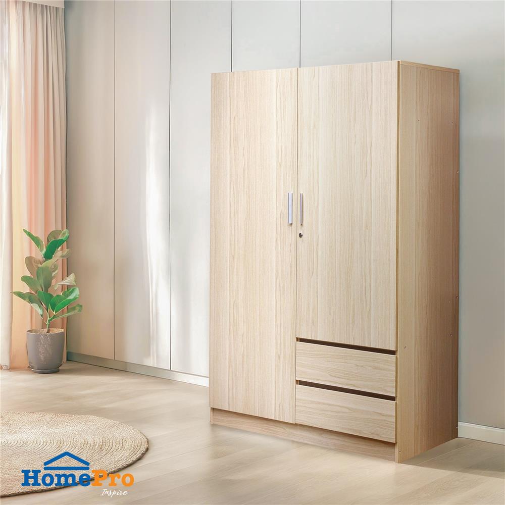 ตู้เสื้อผ้า FURDINI PROGRET PSP-3453 120 ซม. สีโอ๊ค