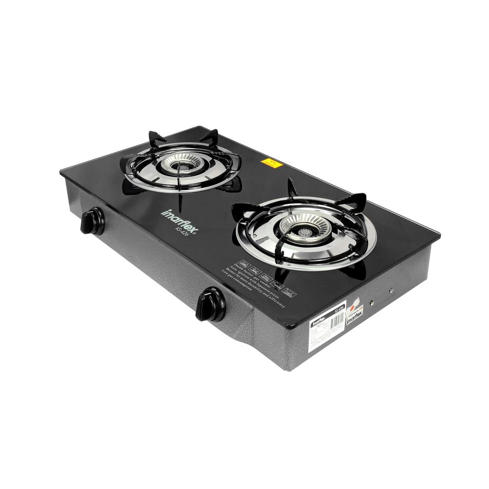 เตาแก๊สตั้งโต๊ะ 2 หัวแก๊ส IMARFLEX IG-426