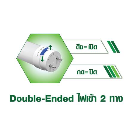 หลอด LED RACER T8 SAFE PLUS DE 18.5 วัตต์ DAYLIGHT G13_5