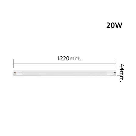 ชุดรางนีออน LED LAMPTAN T8 LYN SLIDE 20 วัตต์ DAYLIGHT_5
