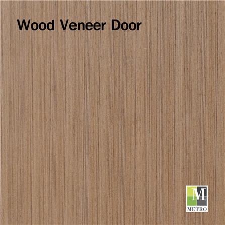 ประตูภายใน ไม้อัดสักอิตาลี ปิดวีเนียร์ METRO 80X200 ซม. สีน้ำตาล ไม่เจาะลูกบิด_1