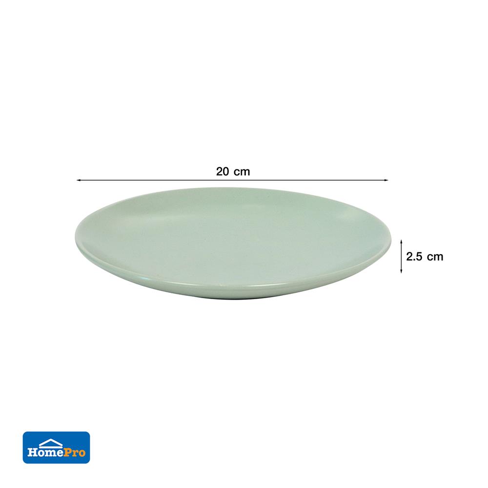 จานบัวเซรามิก 7.5 นิ้ว KECH LANZO GREEN