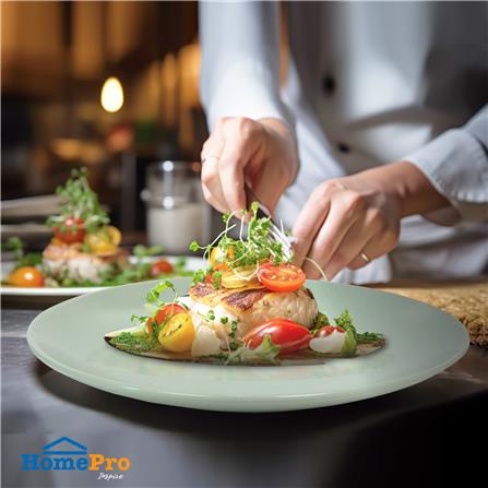 จานบัวเซรามิก 7.5 นิ้ว KECH LANZO GREEN_3