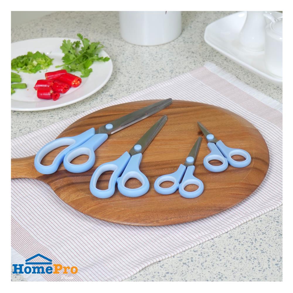 ชุดกรรไกรอเนกประสงค์ KECH สีฟ้า แพ็ก 4 ชิ้น