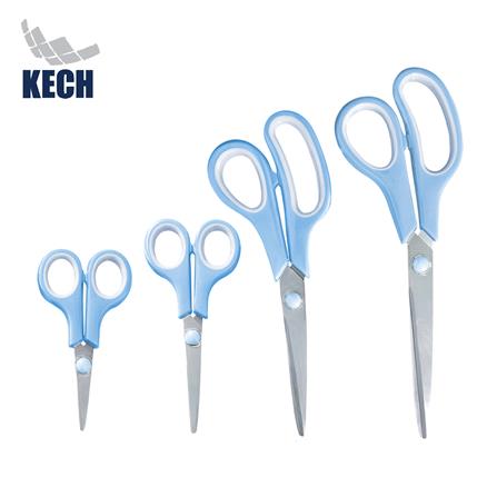 ชุดกรรไกรอเนกประสงค์ KECH สีฟ้า แพ็ก 4 ชิ้น