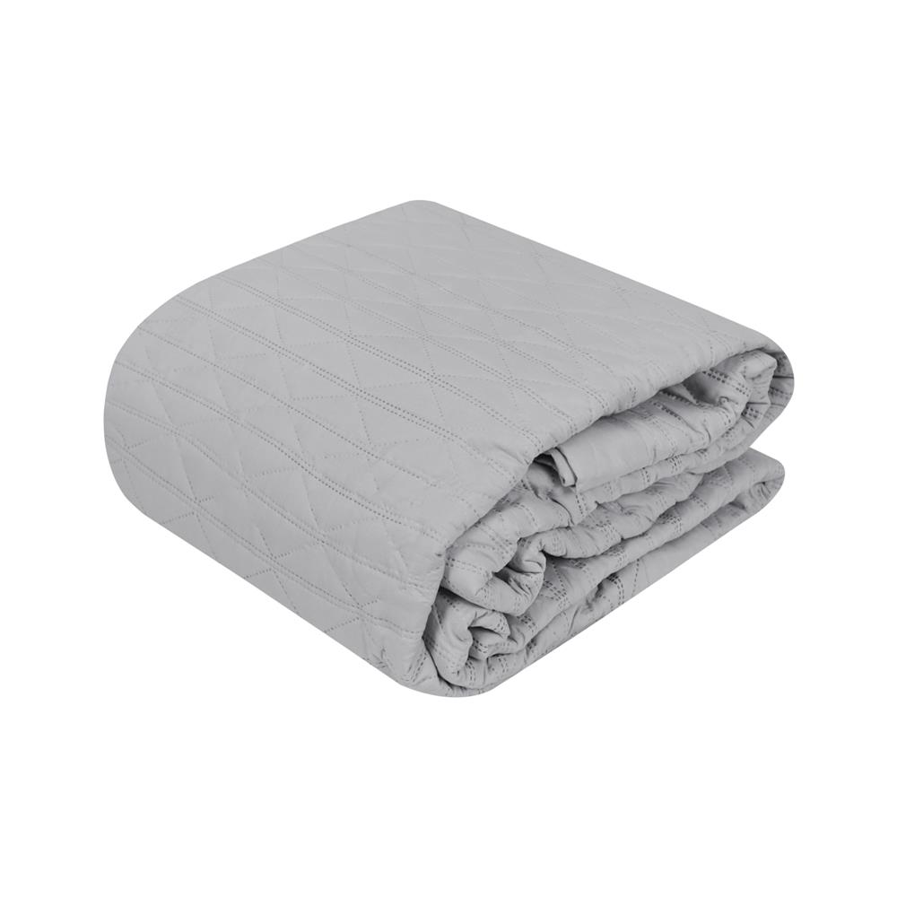 ผ้าคลุมเตียง 6 ฟุต HOME LIVING STYLE MARCO สี GREY_0