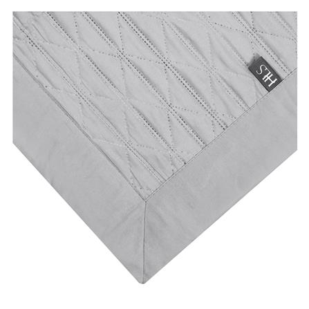 ผ้าคลุมเตียง 6 ฟุต HOME LIVING STYLE MARCO สี GREY_2