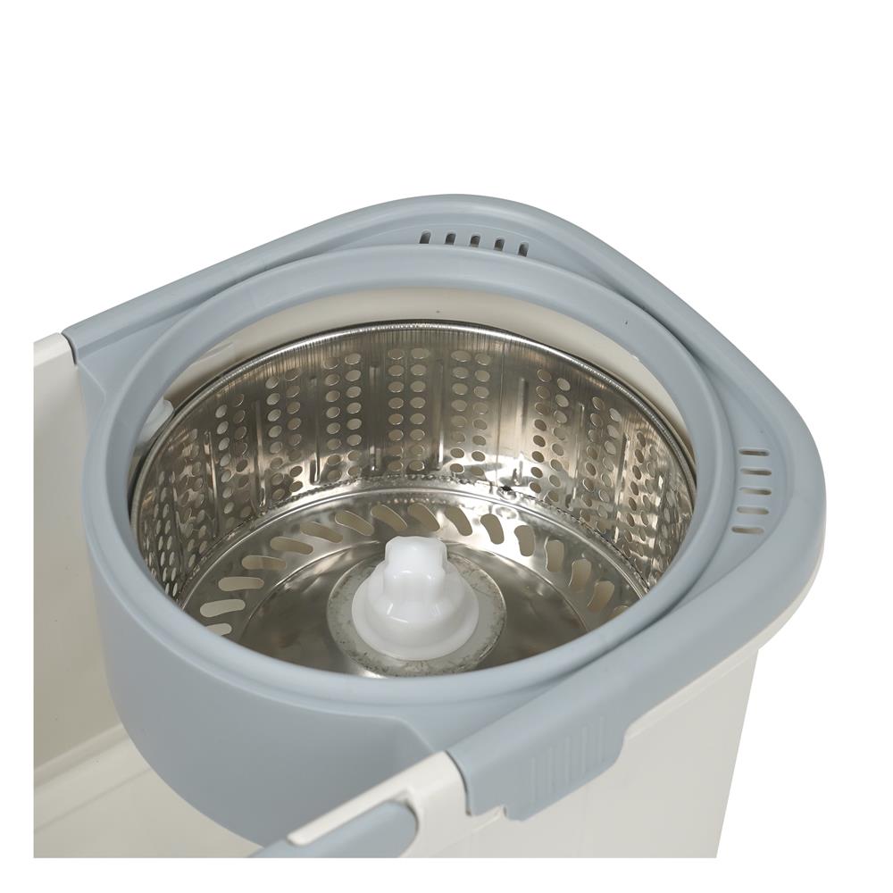 ชุดถังปั่นสเตนเลส ACCO CLEAN สีขาว/เทา