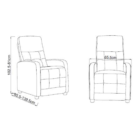 RECLINER FURDINI MUZAN สีเทา_8