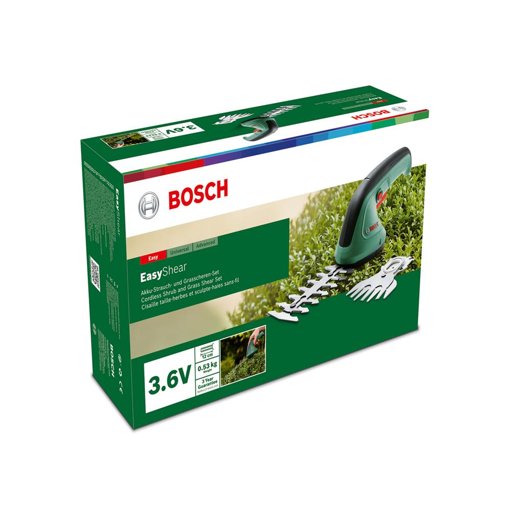 เครื่องตัดแต่งพุ่มไฟฟ้า BOSCH EASY SHEAR 3.6 โวลต์