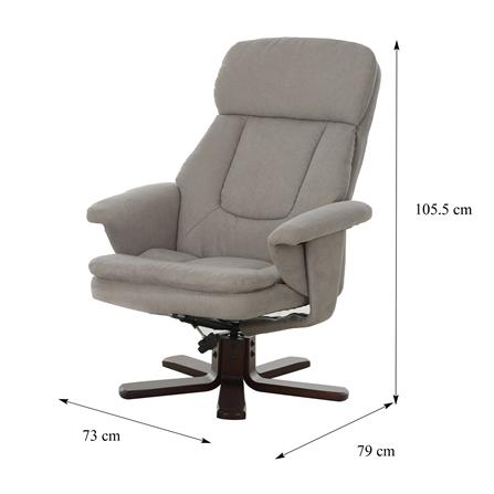 เก้าอี้พักผ่อน FURDINI BAKE สีเทา_7