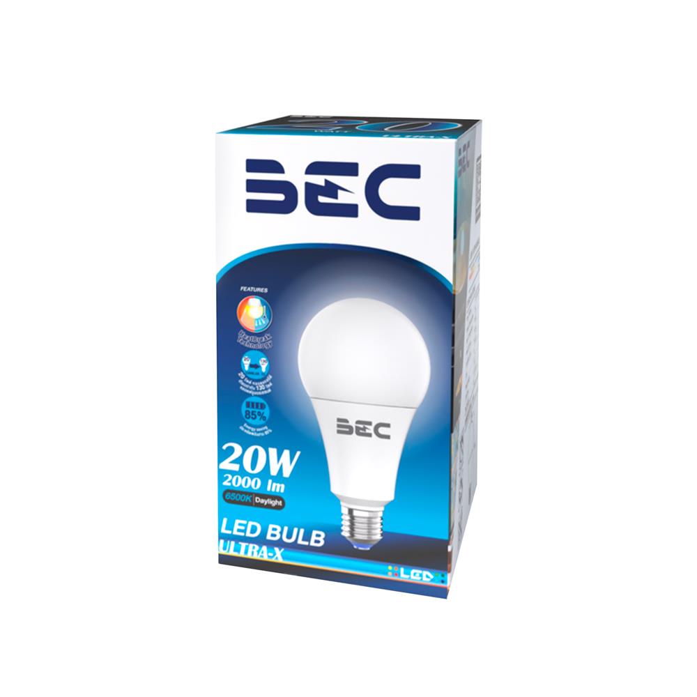 หลอด LED BEC ULTRA-X 20 วัตต์ DAYLIGHT E27