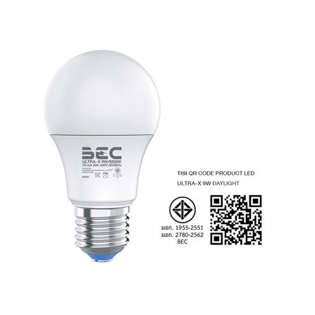 หลอด LED BEC ULTRA-X 9 วัตต์ DAYLIGHT E27_4