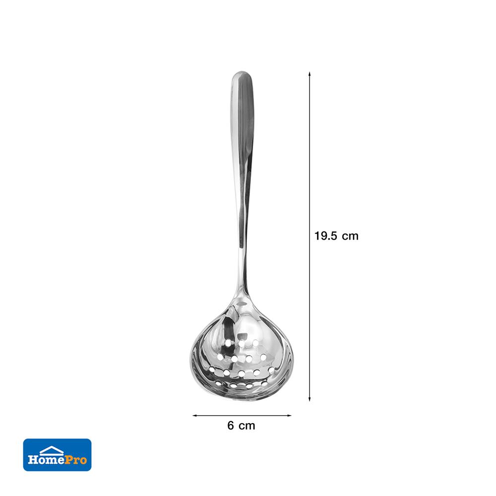 ช้อนเสิร์ฟมีรู สเตนเลส 304 KECH แพ็ก 2 ชิ้น