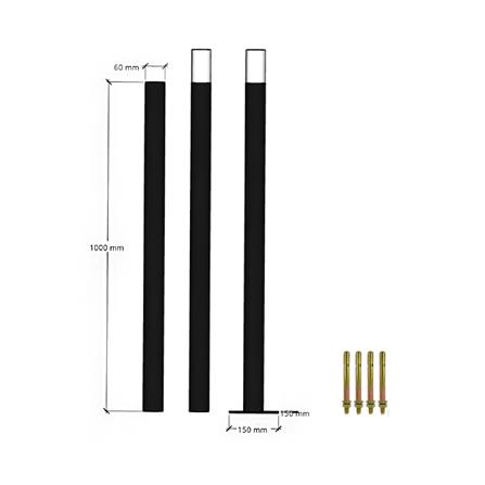 เสาไฟ SOLAR PHILIPS POLE FOR SOLAR 3 เมตร สีดำ_2