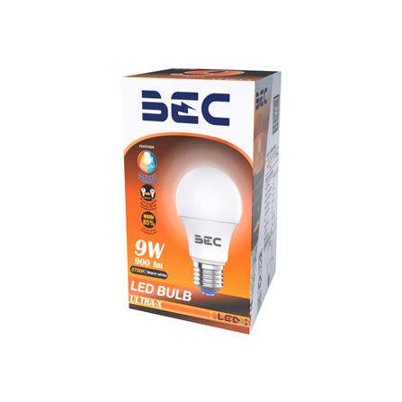 หลอด LED BEC ULTRA-X 9 วัตต์ WARM WHITE E27_1