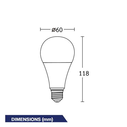 หลอด LED BEC ULTRA-X 13 วัตต์ COOL WHITE E27_3