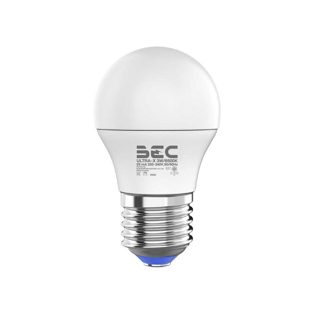 หลอด LED BEC ULTRA-X 3 วัตต์ DAYLIGHT E27