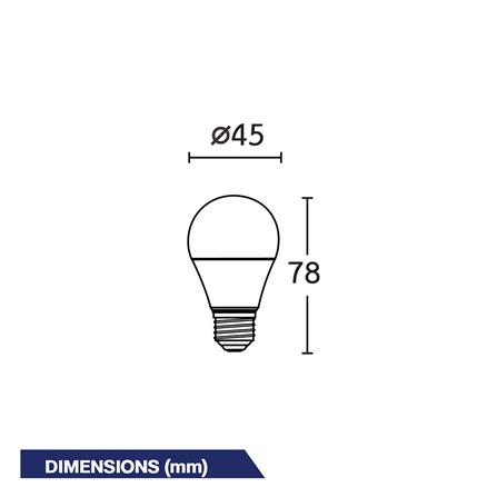 หลอด LED BEC ULTRA-X 3 วัตต์ DAYLIGHT E27_3