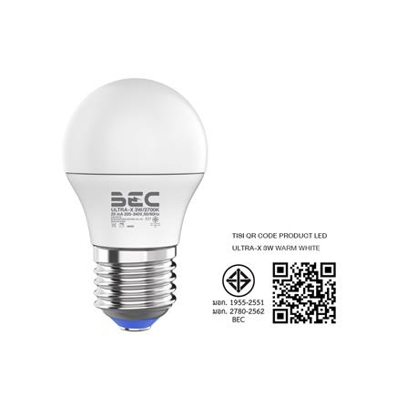 หลอด LED BEC ULTRA-X 3 วัตต์ WARM WHITE E27_4