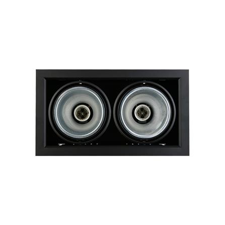 ดาวน์ไลท์ LUMAX 24-05142 13.3 นิ้ว สีดำ เหลี่ยม_1