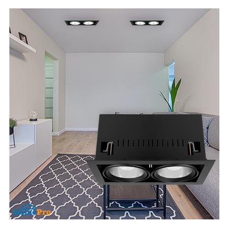 ดาวน์ไลท์ LUMAX 24-05142 13.3 นิ้ว สีดำ เหลี่ยม_3