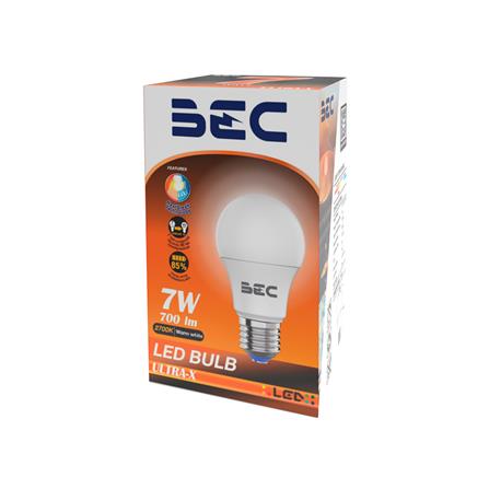 หลอด LED BEC ULTRA-X 7 วัตต์ WARM WHITE E27_1