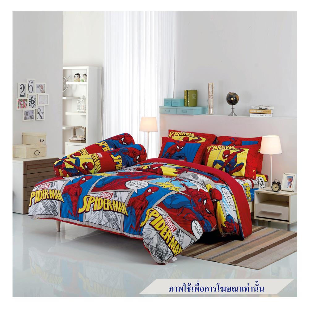 ชุดผ้าปูที่นอน 6 ฟุต 5 ชิ้น TULIP SPIDERMAN 60012-DLC081
