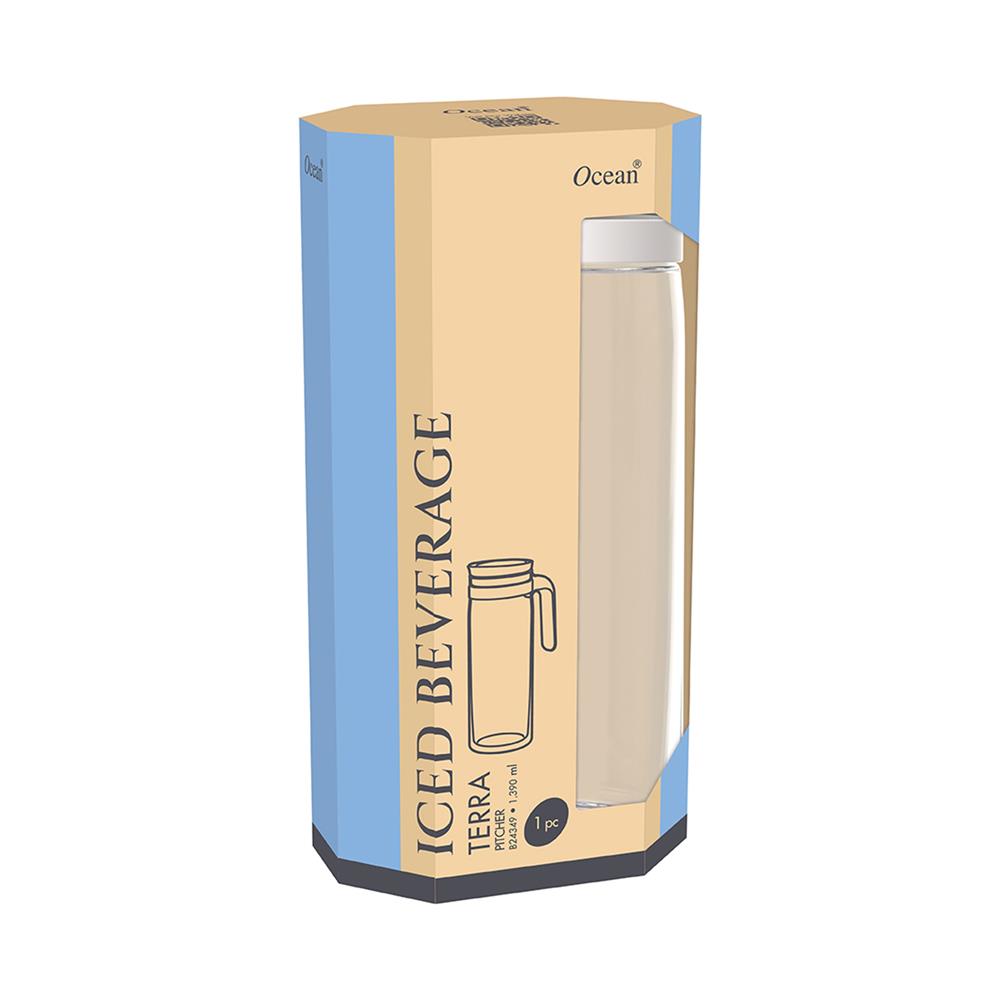 เหยือกแก้ว OCEAN GLASS TERRA 1.39 ลิตร สี STAR WHITE