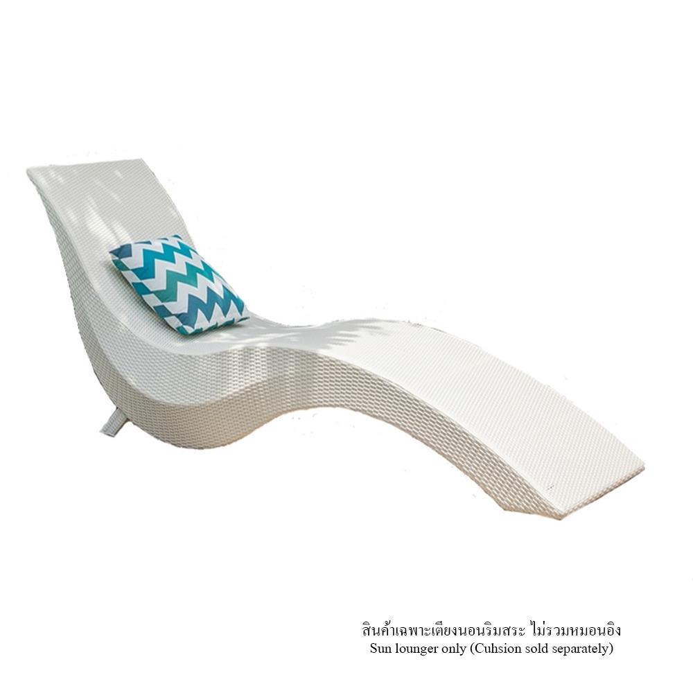 เตียงริมสระ IVY WATSON SUNBED SB002 สีขาว