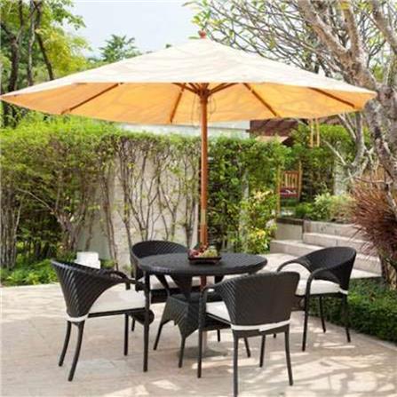 ชุดสนาม 4 ที่นั่ง IVY CARSON DN005 สีดำ_1